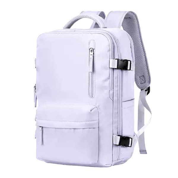 Oxford USB Charging Port Travel Backpack with Luggage Strap
