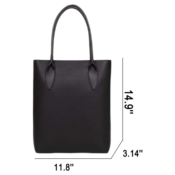 Women Genuine Leather Minimalist Tote Bag