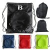 Oxford Drawstring Bag w/ Mesh Pocket
