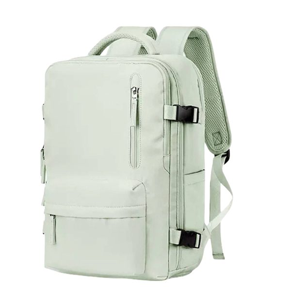 Oxford USB Charging Port Travel Backpack with Luggage Strap