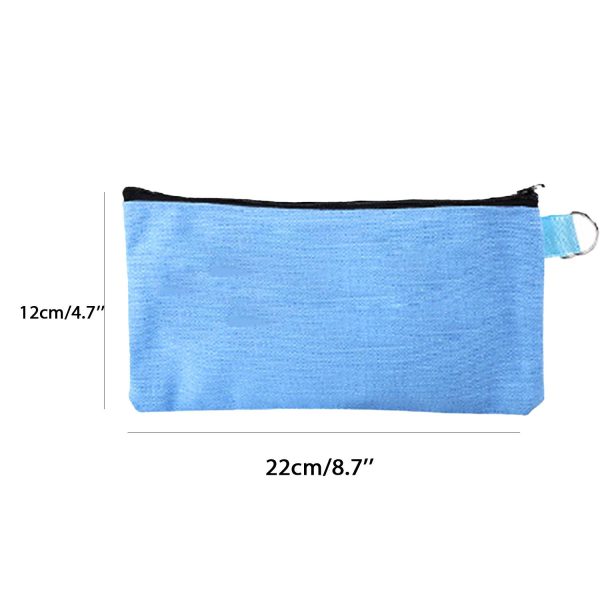 Zipper Canvas Pencil Bag