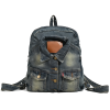 Large Capacity Washable Denim Backpack