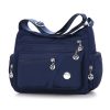 Nylon Multi-Pocket Crossbody Bag
