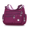 Nylon Multi-Pocket Crossbody Bag