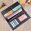 Men Long PU Leather Bifold Wallet
