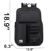 Large Capacity Multi-Pocket Waterproof Polyester Backpack