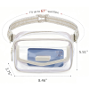 Waterproof PVC Transparent Crossbody Fanny Pack