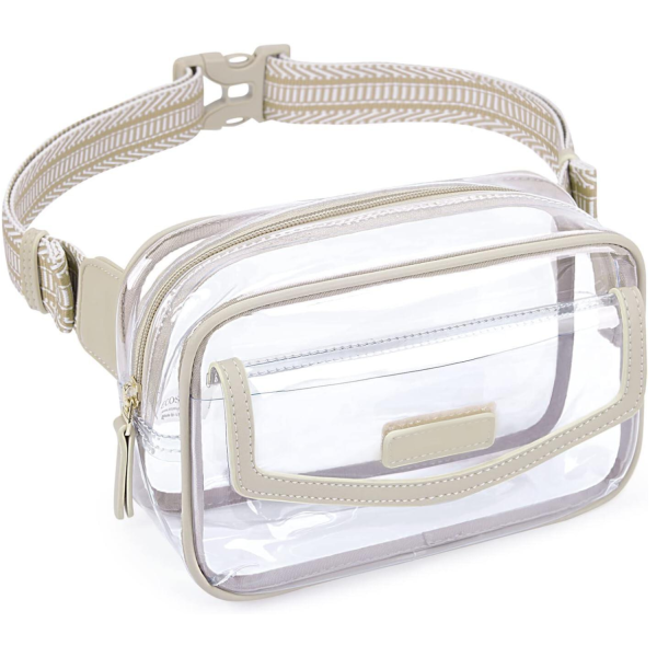 Waterproof PVC Transparent Crossbody Fanny Pack