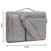 Oxford Laptop Shoulder Bag w/ Zipper Pockets
