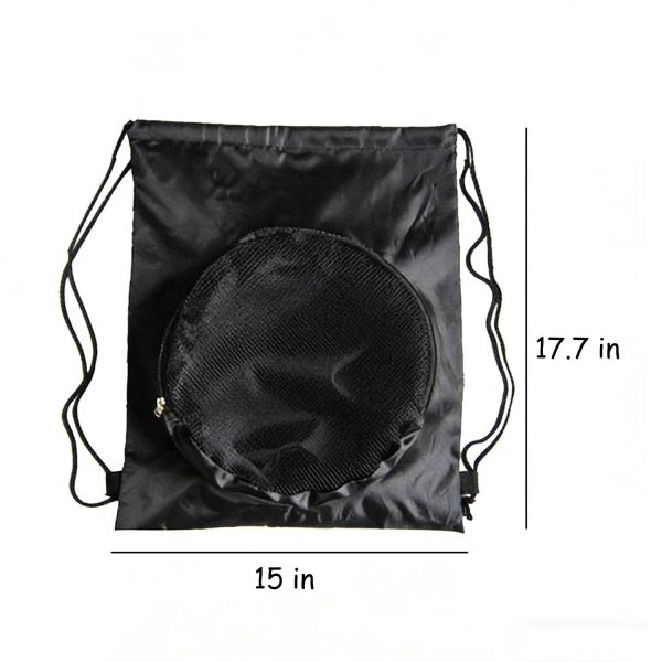 Oxford Drawstring Bag w/ Mesh Pocket