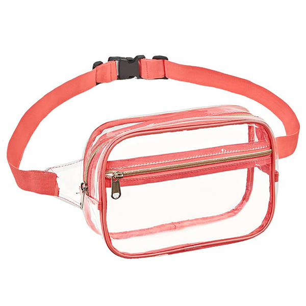 Waterproof Clear PVC Sports Fanny Pack