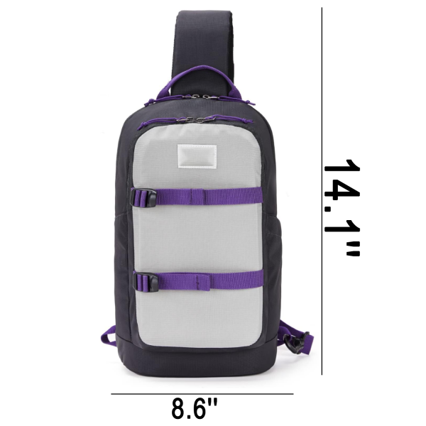 Waterproof Nylon Sports Crossbody Sling Bag