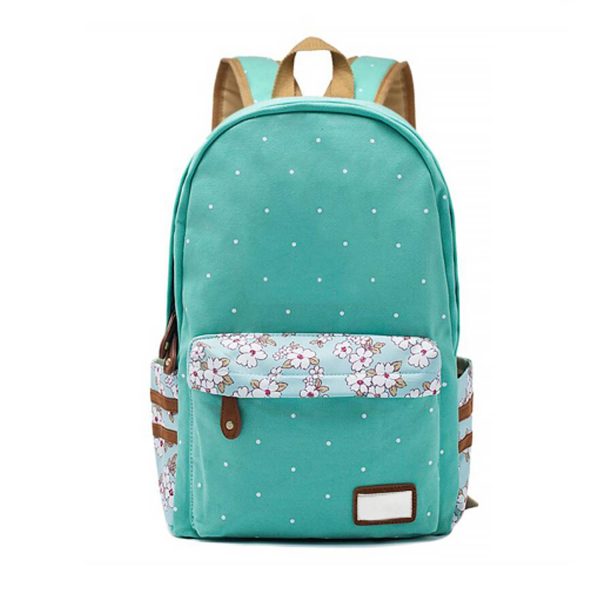 Large Capacity Canvas School Backpack