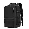 Oxford USB Charging Port Travel Backpack with Luggage Strap