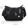 Nylon Multi-Pocket Crossbody Bag