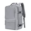 Oxford USB Charging Port Travel Backpack with Luggage Strap