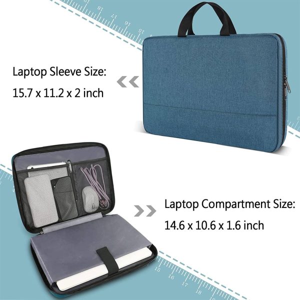 15.6'' Polyester Water Resistant Laptop Sleeve