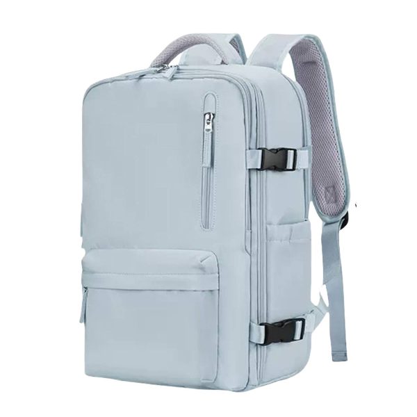 Oxford USB Charging Port Travel Backpack with Luggage Strap