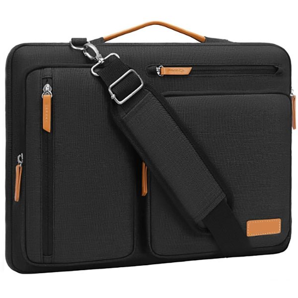 Oxford Laptop Shoulder Bag w/ Zipper Pockets