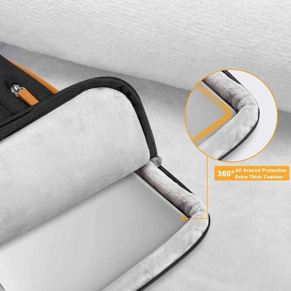 Oxford Laptop Shoulder Bag w/ Zipper Pockets