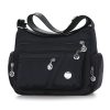 Nylon Multi-Pocket Crossbody Bag