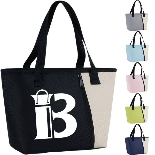 Two-Tone Insulated Tote Bag
