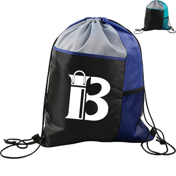 Polyester Waterproof Drawstring Backpack