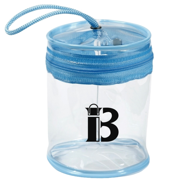 Transparent PVC Cylindrical Bag