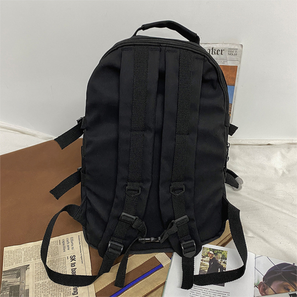 图层2012_1761120365462.png Multiple Pockets Nylon School Backpack