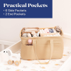 Nylon Multiple Pockets Diaper Tote Bag
