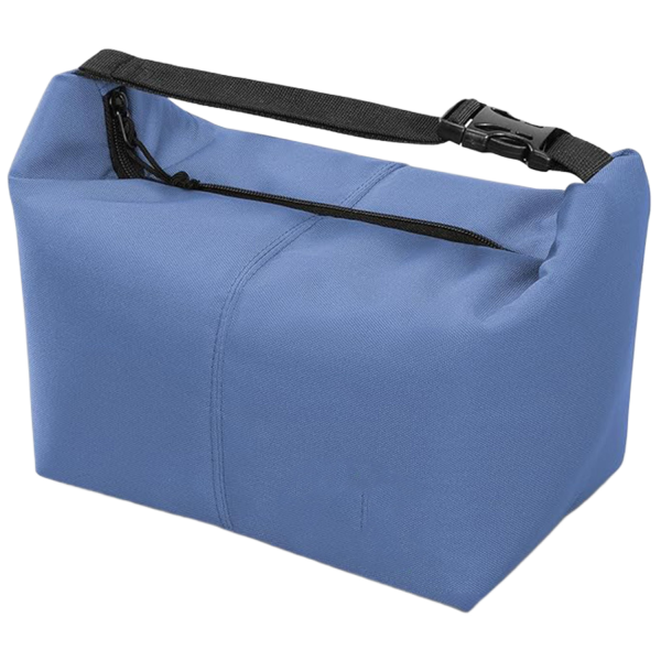 8 Cans Foldable Leakproof Canvas Insulated Cooler Lunch Bag