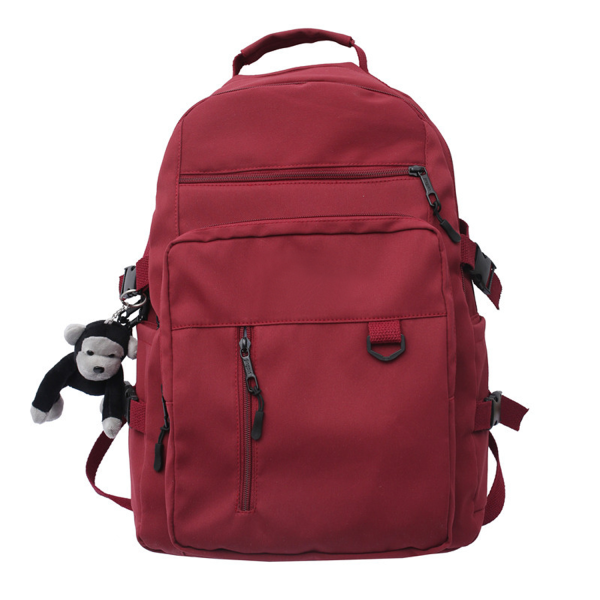 图层202_1761120346474.png Multiple Pockets Nylon School Backpack