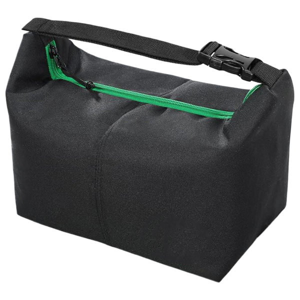 8 Cans Foldable Leakproof Canvas Insulated Cooler Lunch Bag