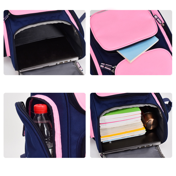 Reflective Polyester Kids School Backpack