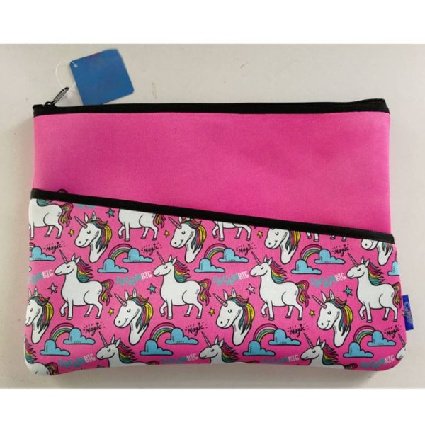 Square Zipper Neoprene Pencil Bag