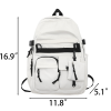 Nylon Large Capacity Unisex School Backpack