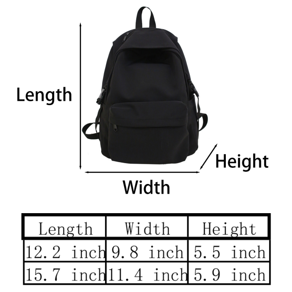 Nylon Lightweight Travel Laptop Backpack
