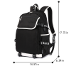 Polyester Water Resistant School Backpack w/ USB Port