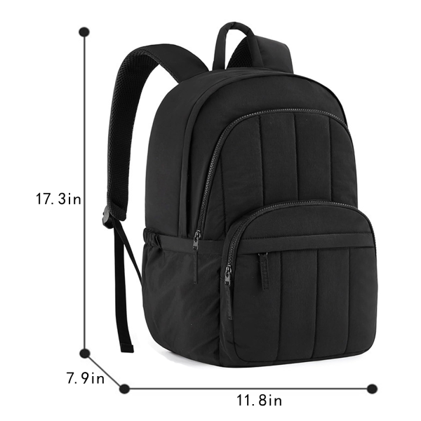 Water-Resistant Casual Nylon Laptop Backpack