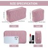 2-Piece Corduroy Makeup Bag Set