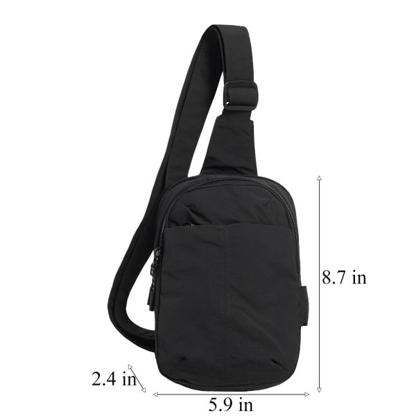 Waterproof Oxford Crossbody Chest Sling Bag