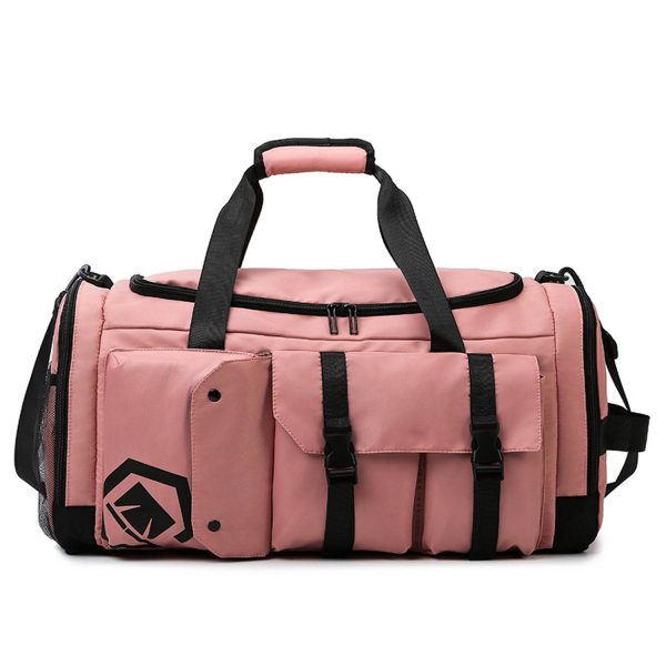 粉_1760342859651.jpg Large Capacity Oxford Gym Duffel Bag