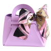 PVC Leather Ribbon Wedding Candy Bag w/ Bow