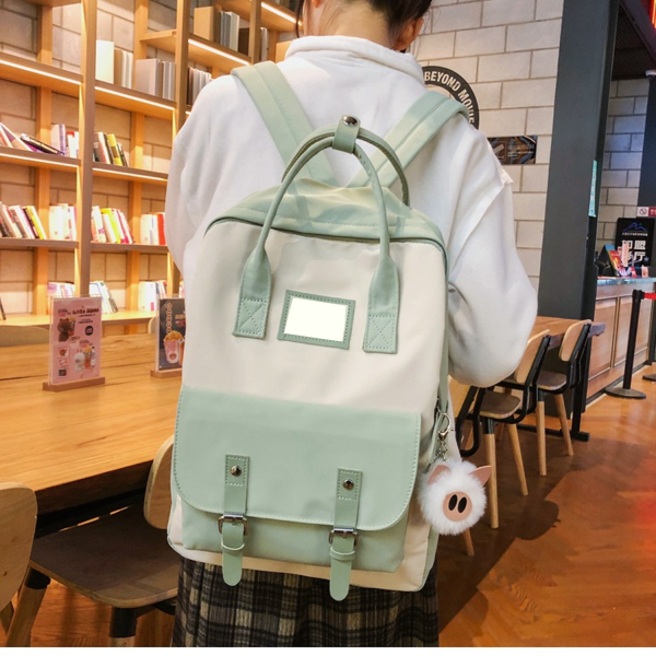 Nylon Large Capacity Handle Backpack