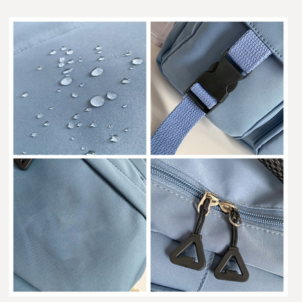 Nylon Waterproof Large Capacity School Backpack