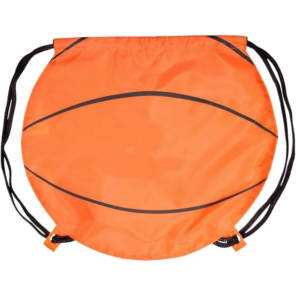Polyester Ball Round Drawstring Backpack
