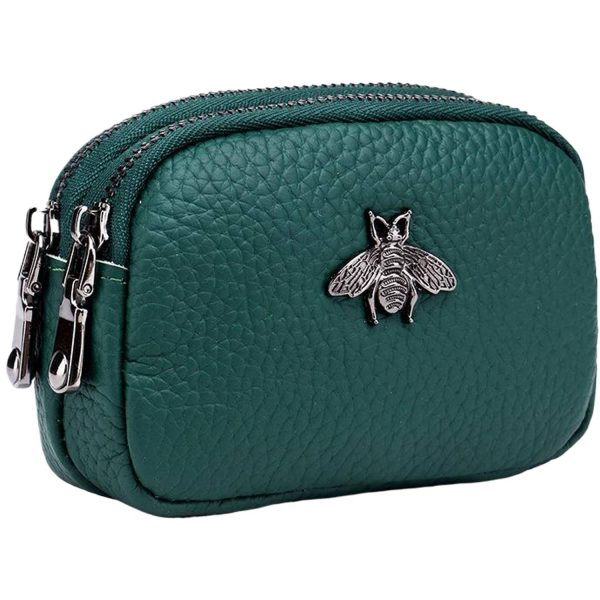 Double Zipper Coin Wallet