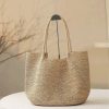 Handcrafted Raffia Woven Beach Tote Bag