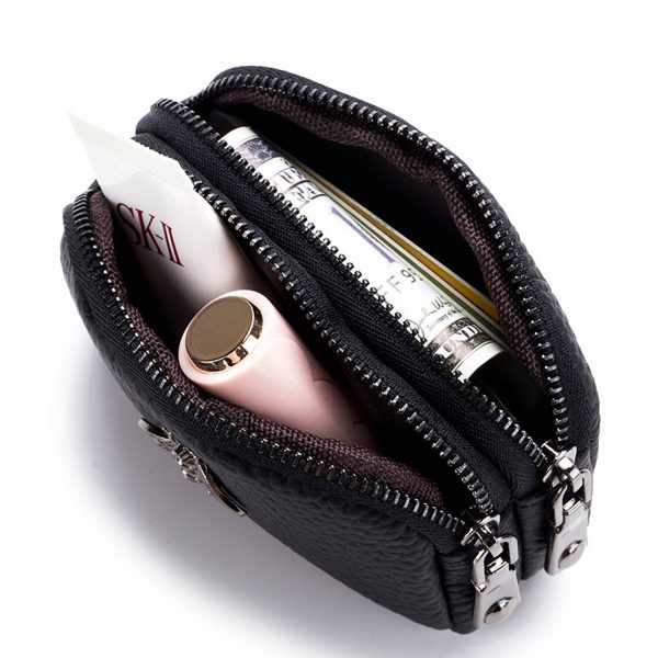 Double Zipper Coin Wallet