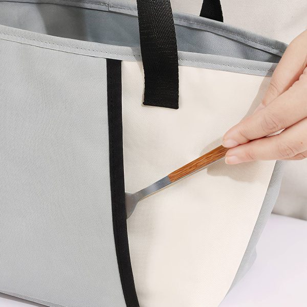 Two-Tone Insulated Tote Bag